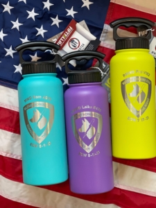 FIFTY/FIFTY products come in a variety of colors. Each MWDTSA EOW applicant can select style, color and size up to 34oz.