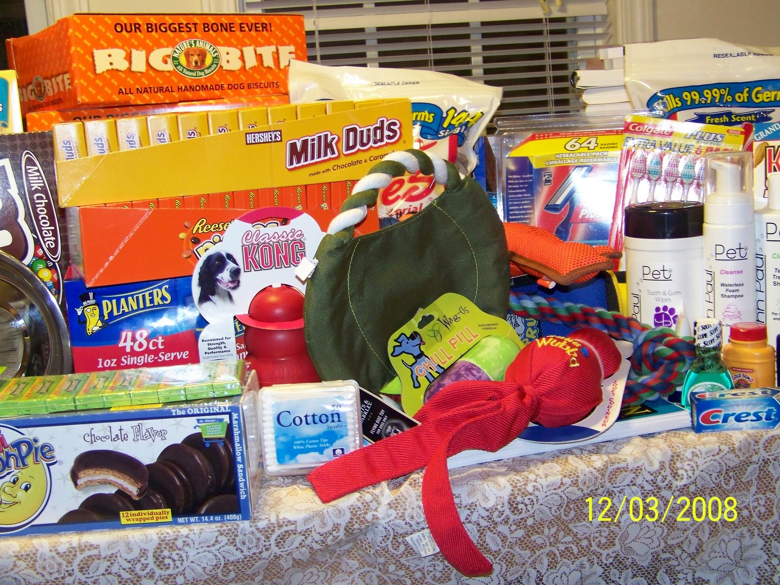 Items donated by Ms. Wilson