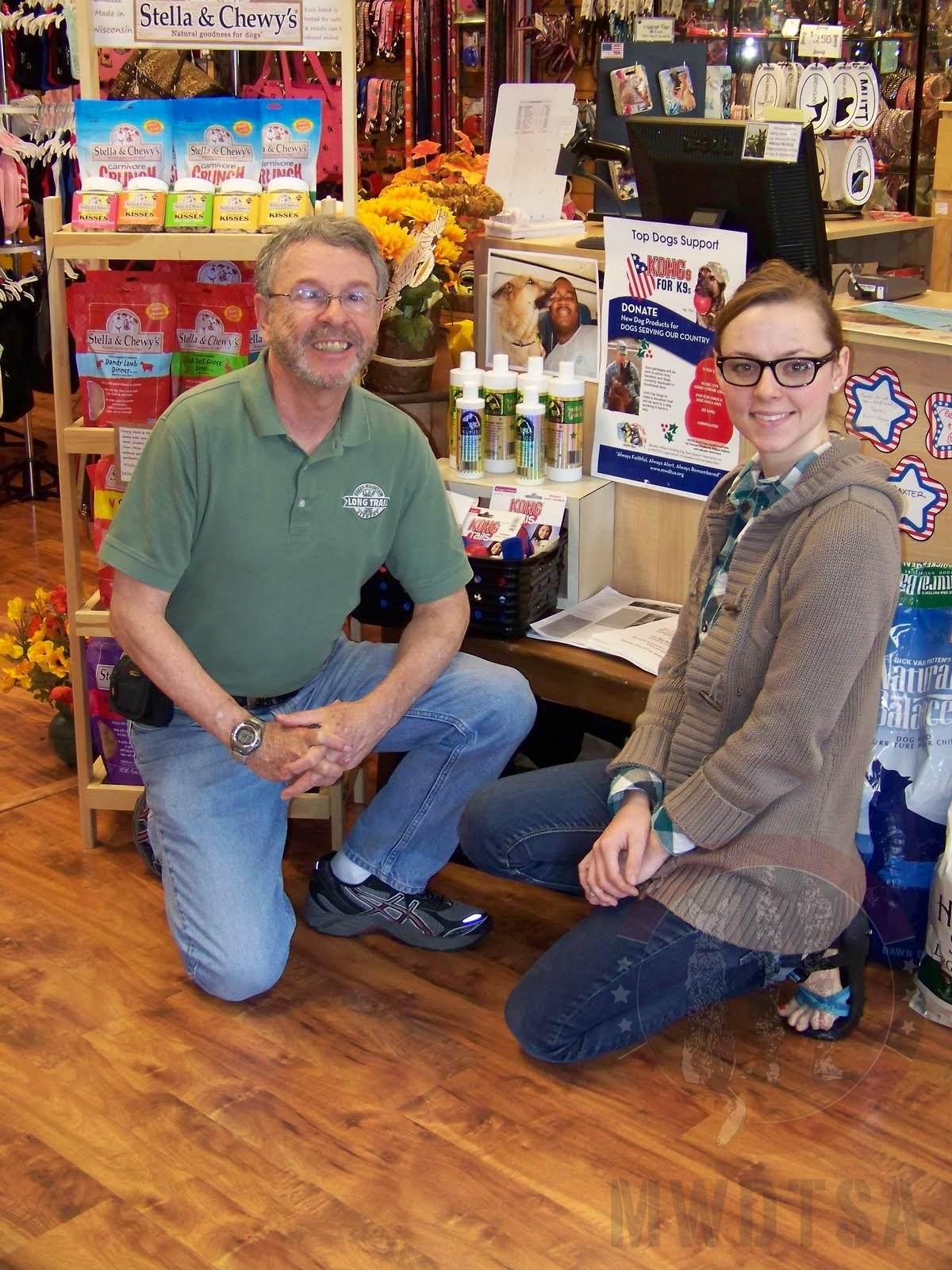 Jonathan Wahl, 47th Infantry Platoon Scout Dog Veteran , stopping by for Top Dogs Kennesaw