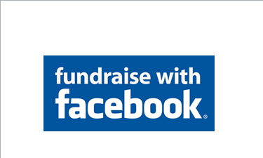 Fundraise with Facebook logo.