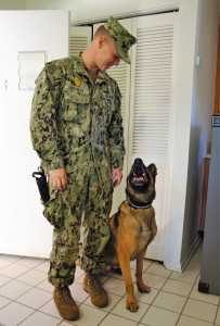 Photo shows MA2 Stanley and MWD Mio.