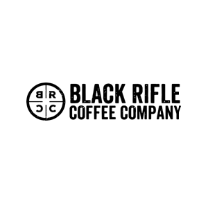 This is the logo of Black Rifle Coffee Company, one of MWDTSA's sponsors.