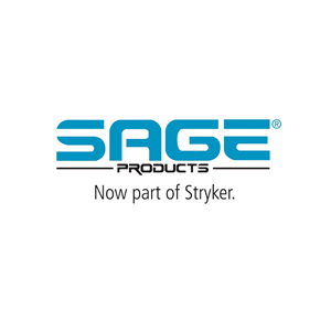 This is the logo of Sage Products, now part of Stryker and one of MWDTSA's sponsors.