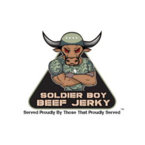 This is the logo for Soldier Boy Beef Jerky, an MWDTSA Sponsor